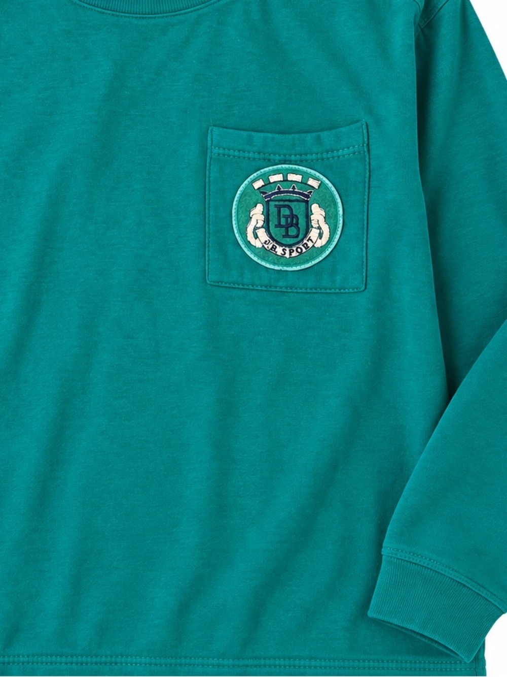 Vintage David Benjamin Sport Teal Striped Collar Long Sleeve Shirt